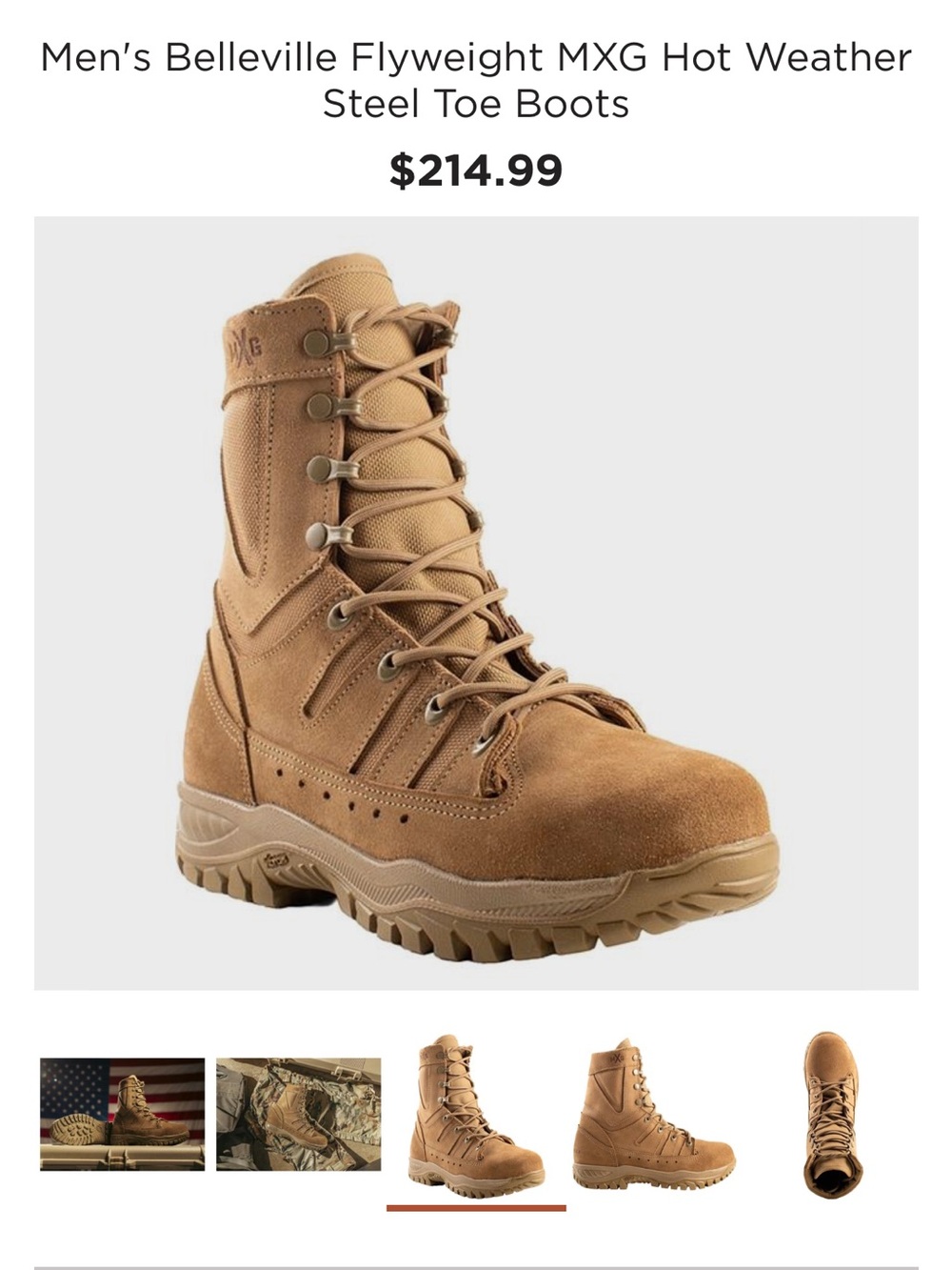 NWOT Tactical steel toe work boots men